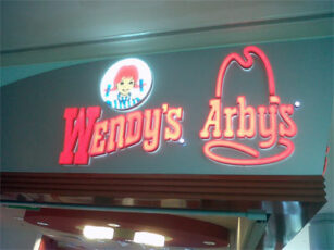 Wendy's ardy's sign.