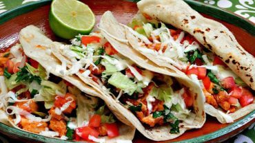 Chipotle Chicken Soft Tacos | Chipotle Chicken Soft Tacos | FastFoodMenuPrices.com