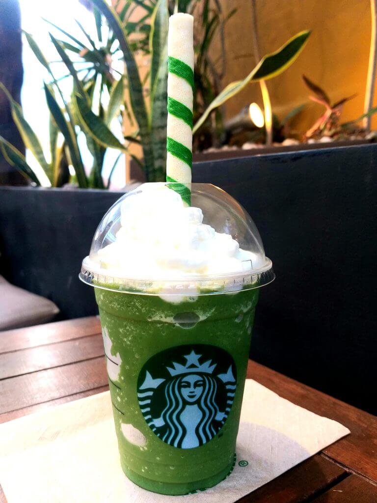 Review: Starbucks Green Tea Frappuccino - Fast Food Menu Prices