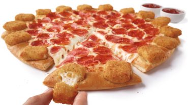 Pizza Hut Mozzarella Poppers Pizza