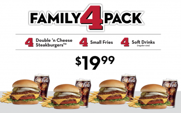 Steak 'N Shake Family 4 pack