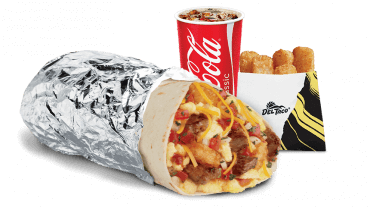 Del Taco Epic Scrambler Burrito