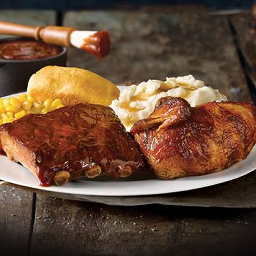 Boston Market Ribs and Rotisserie Chicken