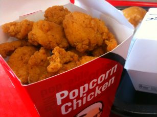 KFC Popcorn Chicken Nuggets Review - Fast Food Menu Prices