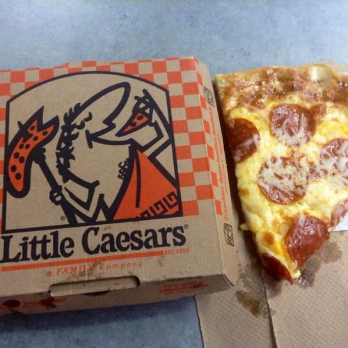 Little Caesars Pretzel Pizza Review - Fast Food Menu Prices