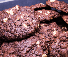 Subway double chocolate chunk cookies