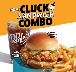 Jack in the Box Chicken Cluck Sandwich