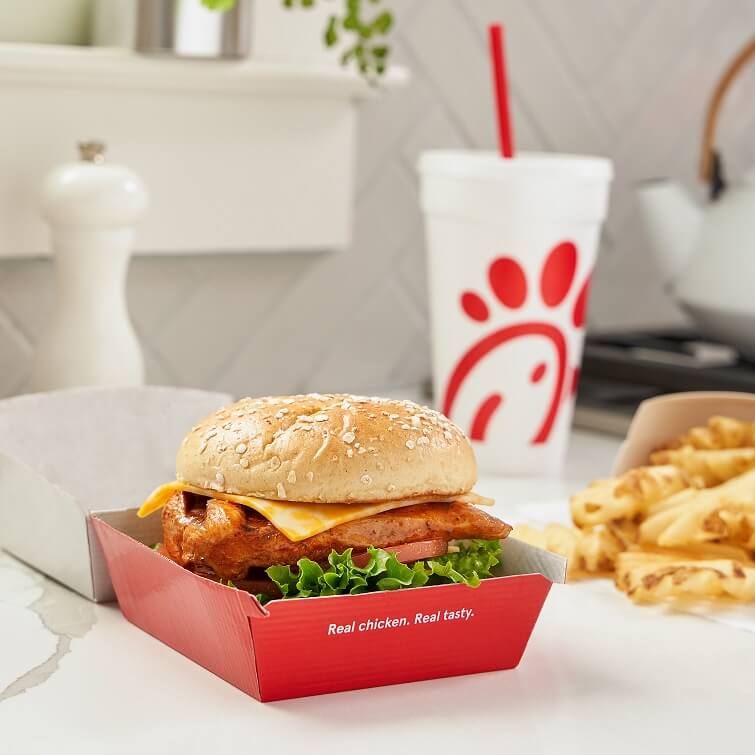 ChickFilA’s New Grilled Spicy Chicken Deluxe Sandwich Fast Food