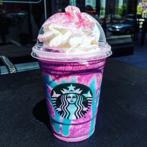 Starbucks Unicorn Frappuccino Review - Fast Food Menu Prices