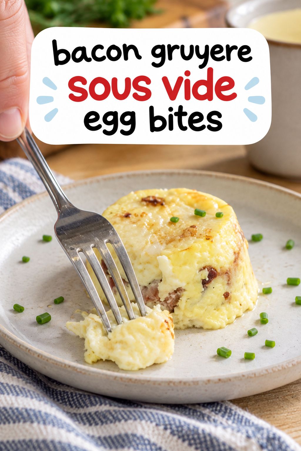 bacon and gruyere sous vide egg bites copycat starbucks egg bites