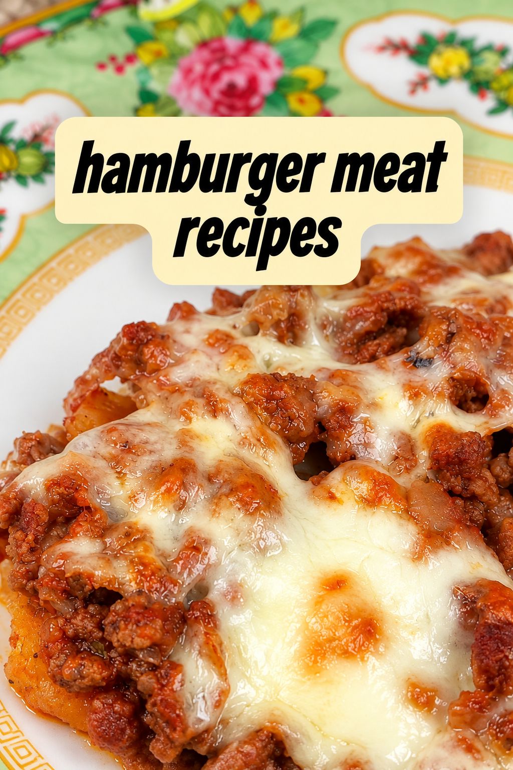 cheesy ground beef and potato bake hamburger meat recipes
