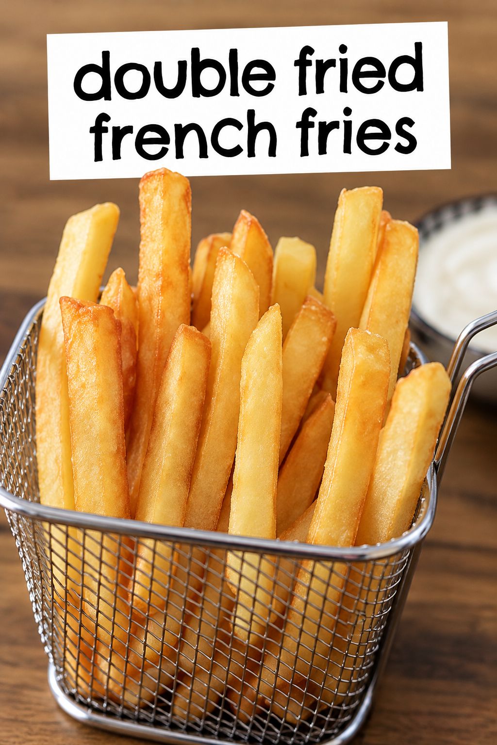 classic double fried french fries french fries recipe
