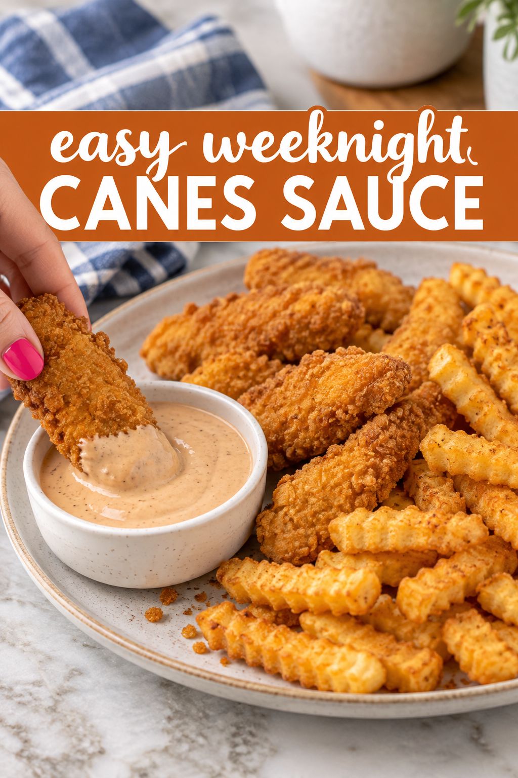 easy weeknight canes sauce