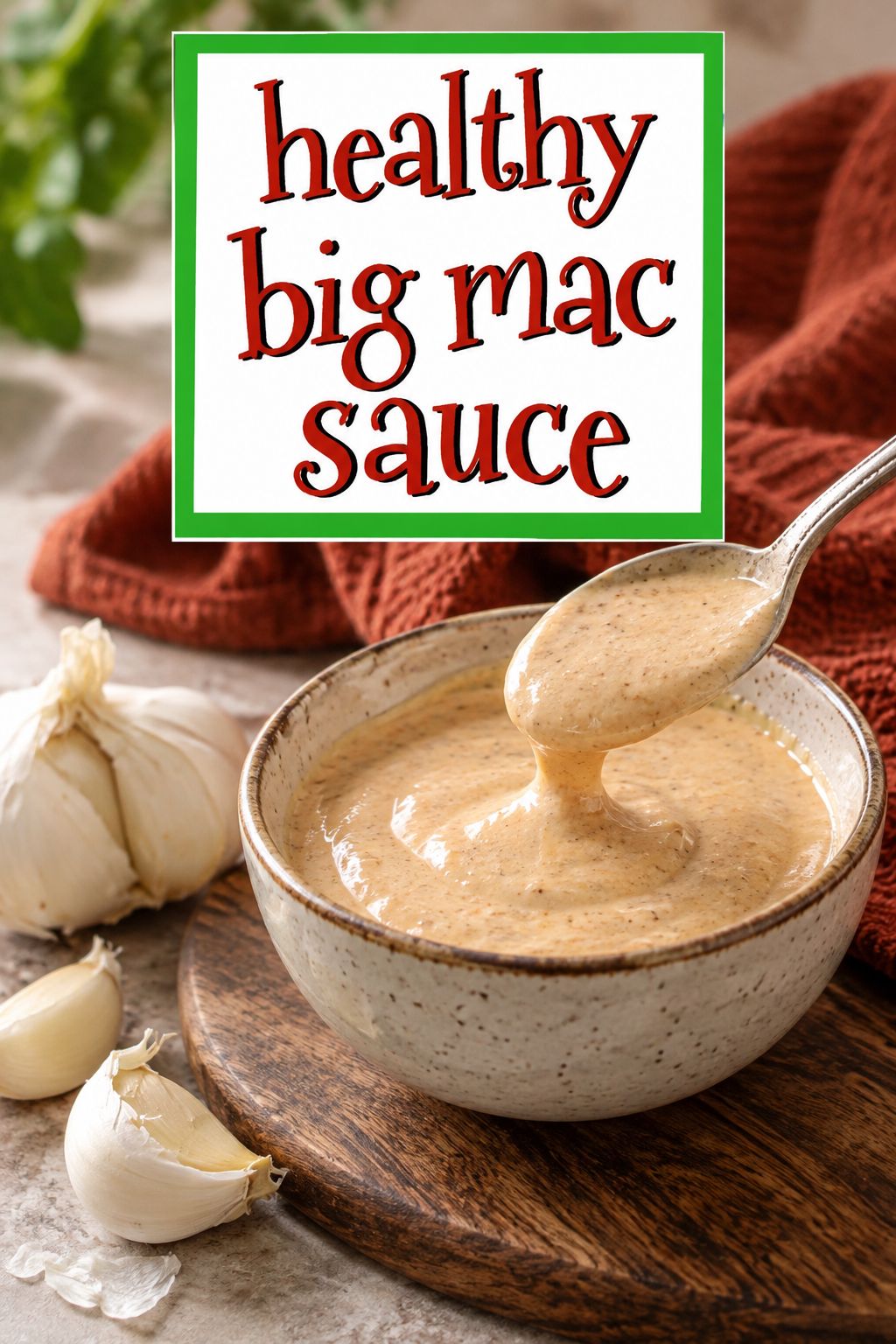 healthy big mac sauce