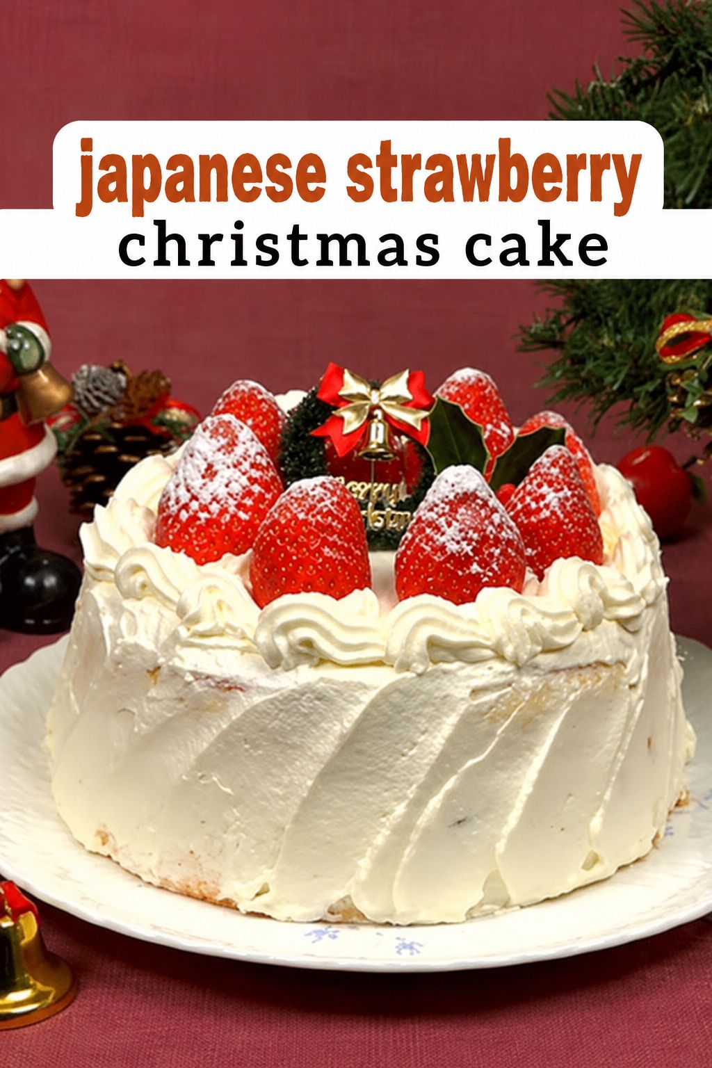 japanese strawberry christmas cake