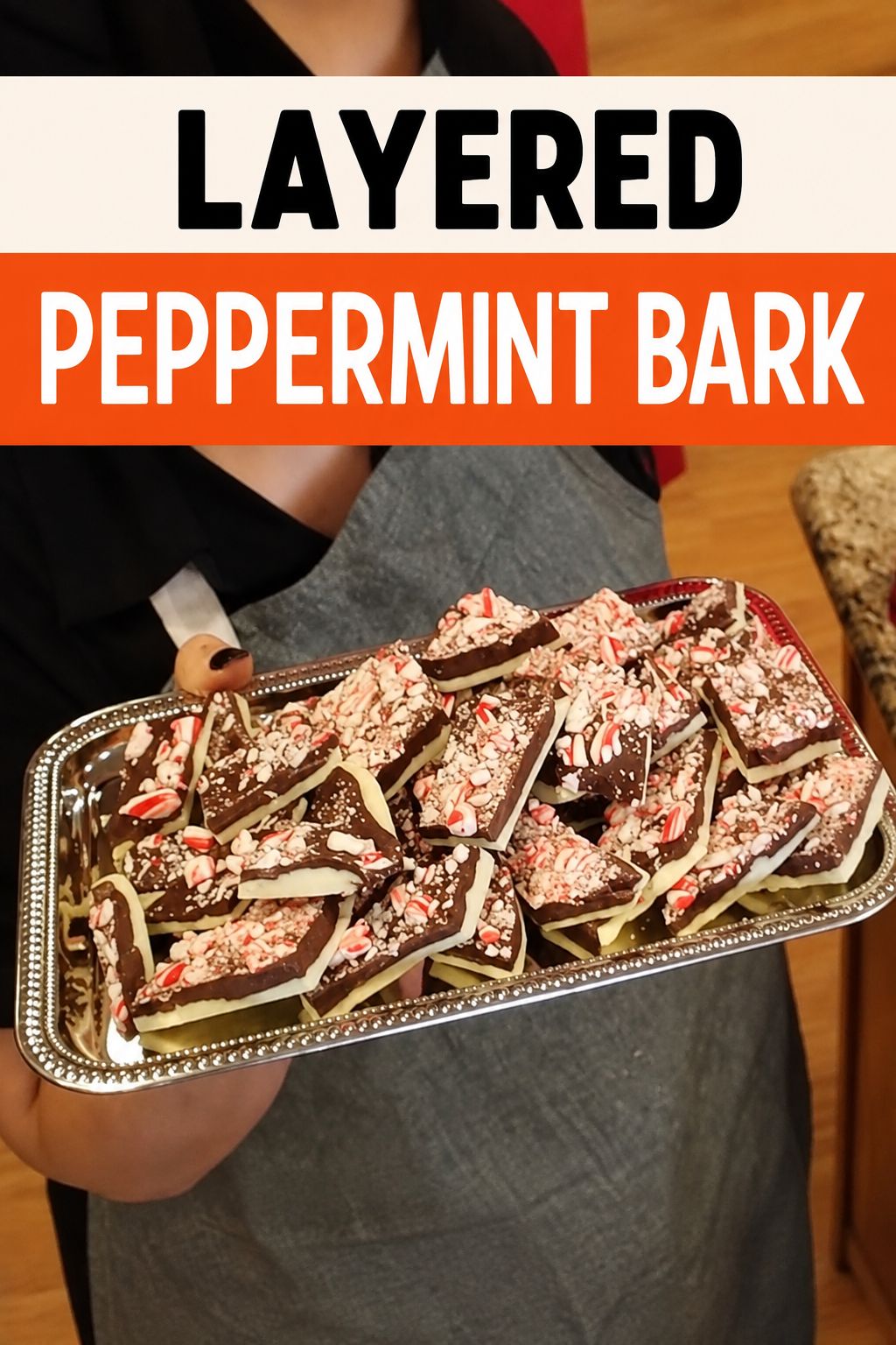 layered peppermint bark