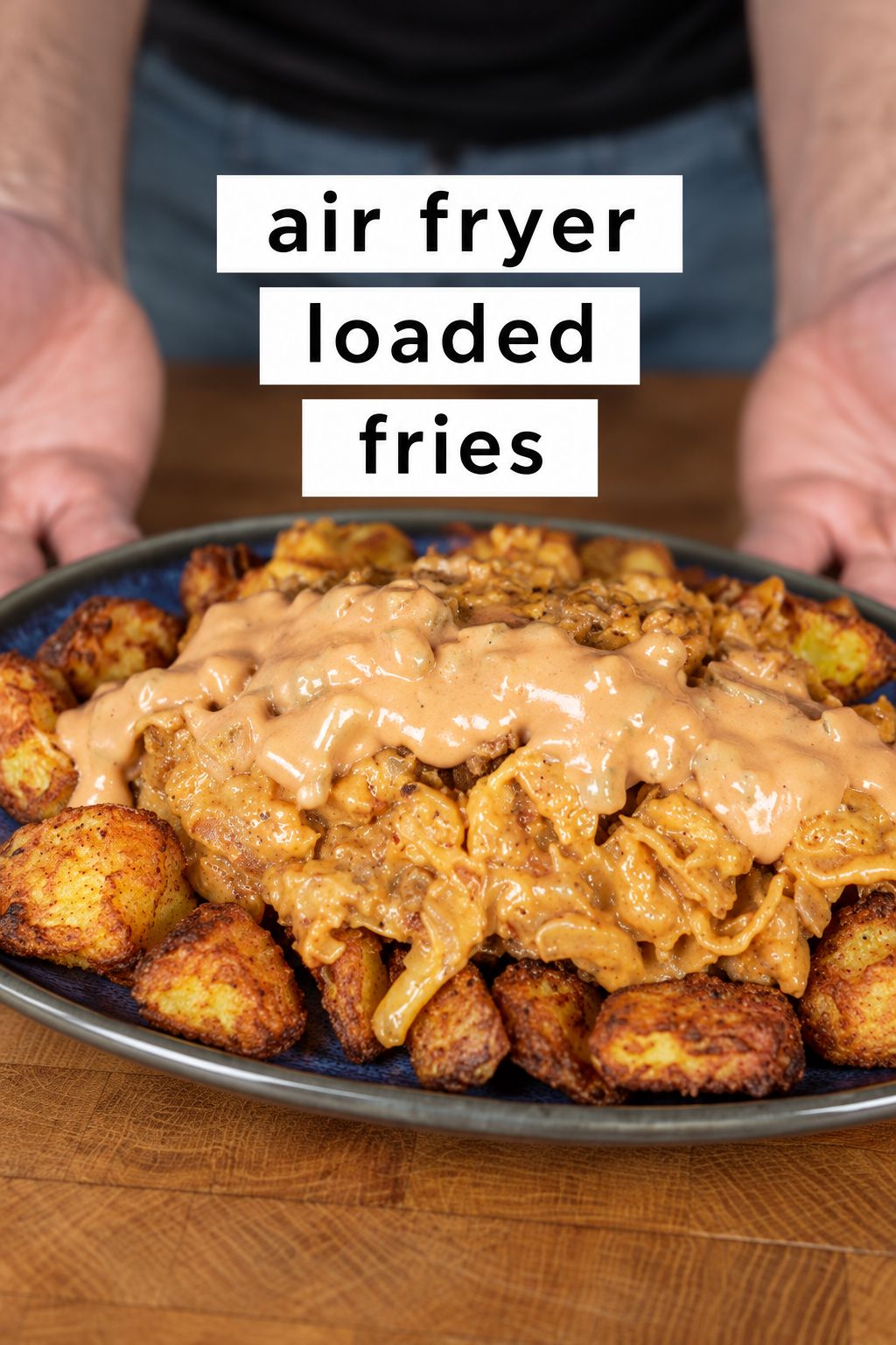 lighter air fryer loaded fries