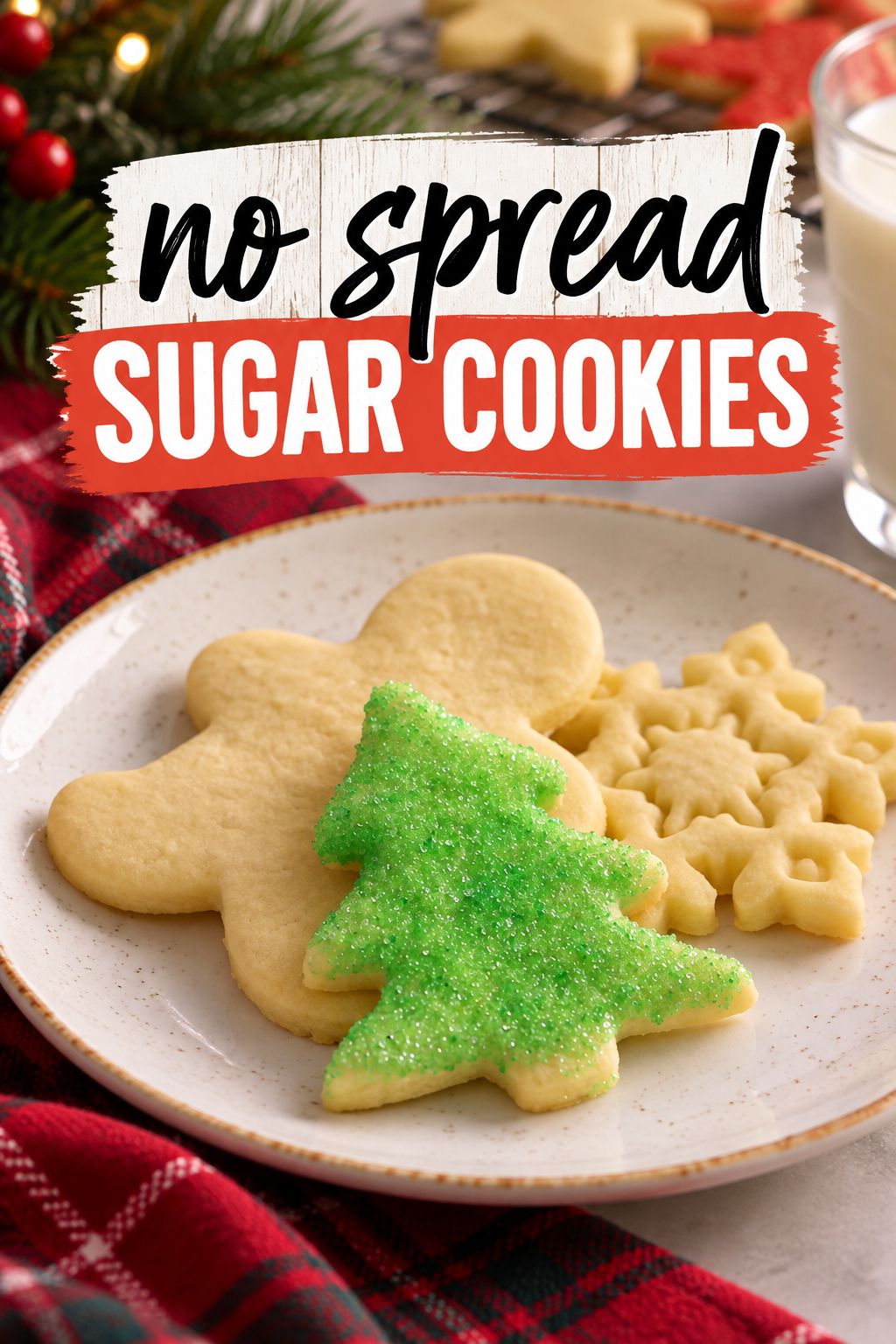 no spread sugar cookies