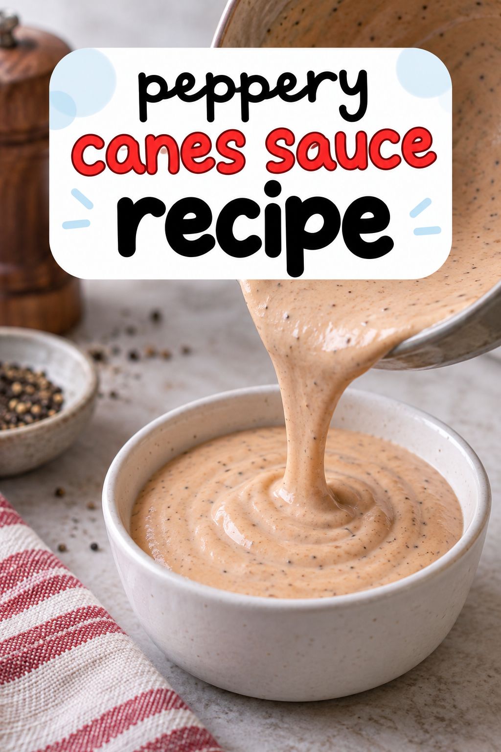peppery canes sauce recipe